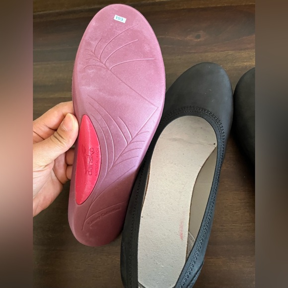 DANSKO Kristen Black Suede Ballet Flats Size 38 US 7.5-8 - Picture 9 of 10